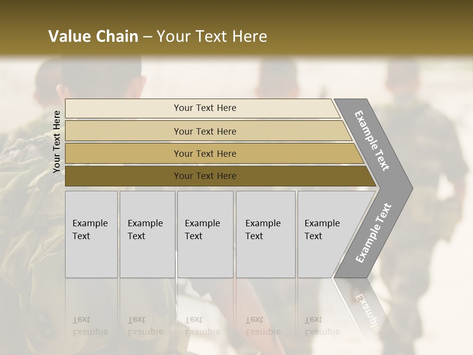 Soldiers On Patrol PowerPoint Template