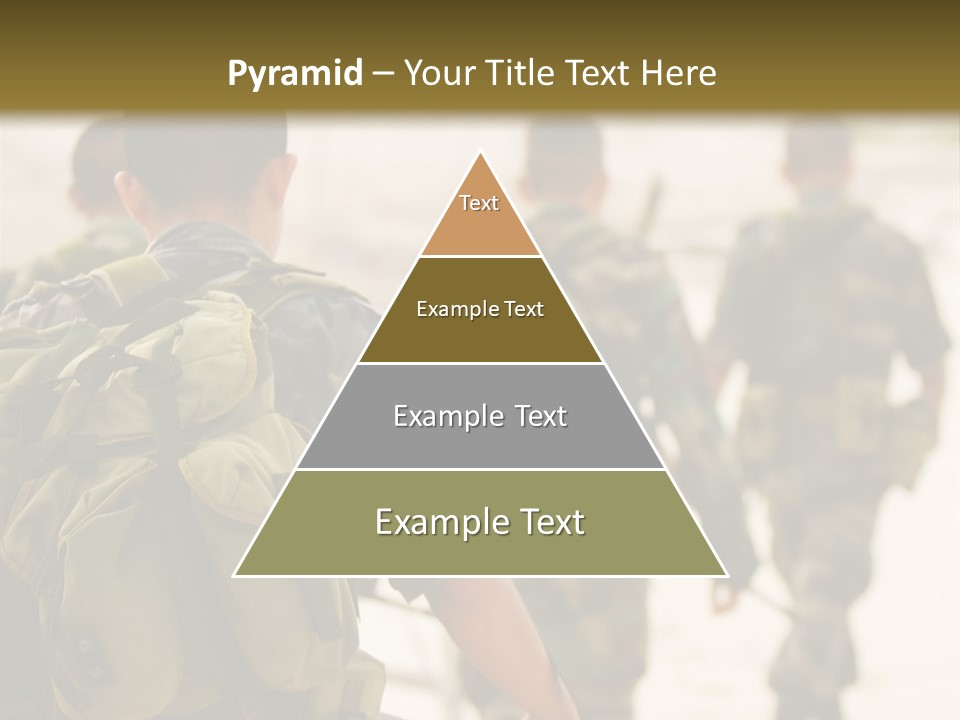 Soldiers On Patrol PowerPoint Template