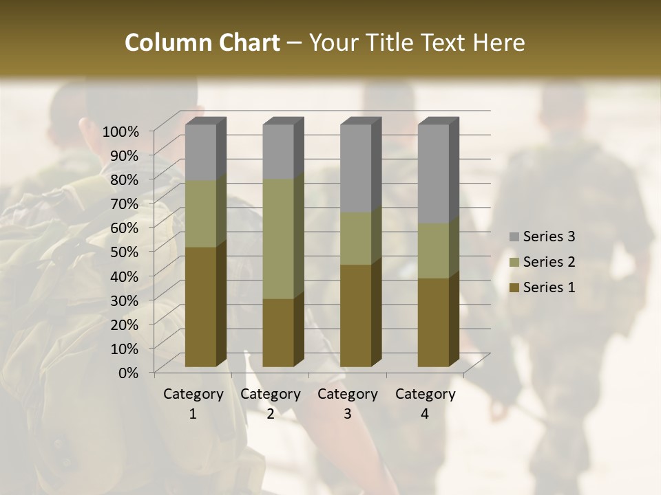 Soldiers On Patrol PowerPoint Template