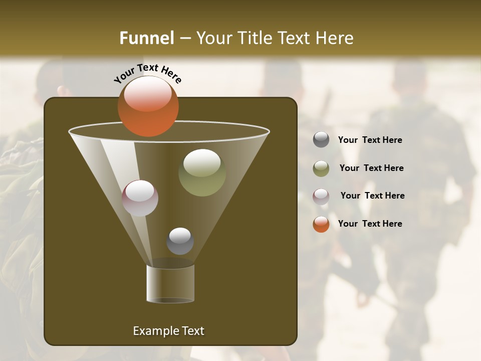Soldiers On Patrol PowerPoint Template