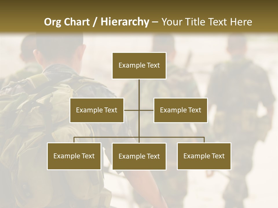 Soldiers On Patrol PowerPoint Template
