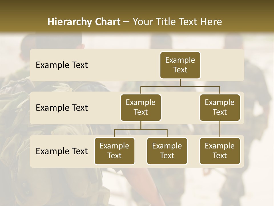Soldiers On Patrol PowerPoint Template