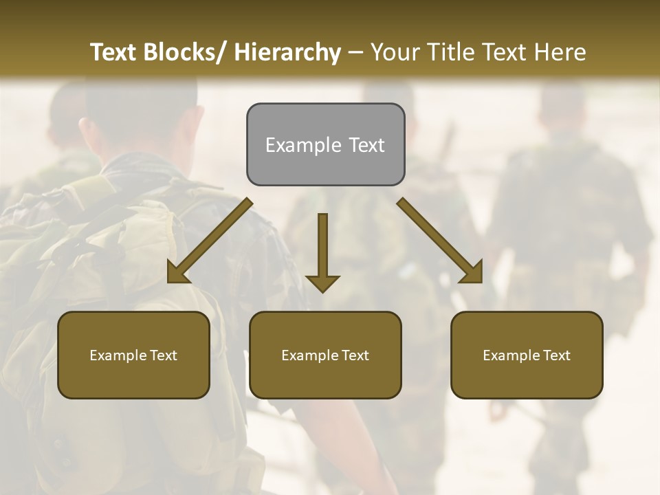 Soldiers On Patrol PowerPoint Template