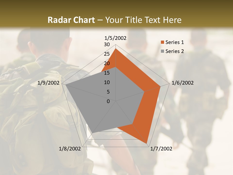Soldiers On Patrol PowerPoint Template