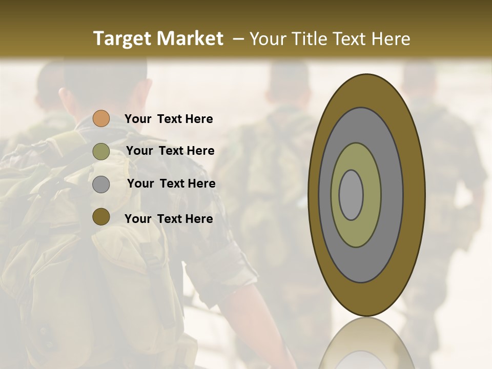 Soldiers On Patrol PowerPoint Template