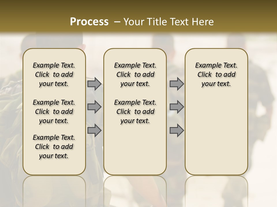 Soldiers On Patrol PowerPoint Template