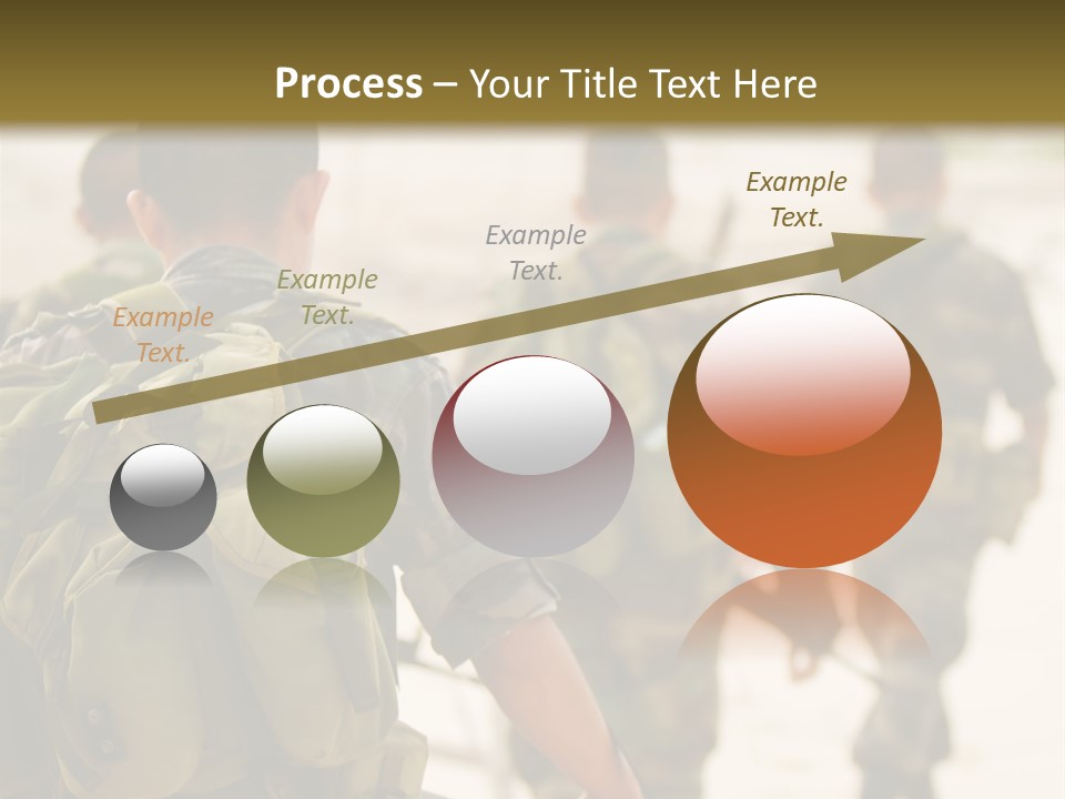 Soldiers On Patrol PowerPoint Template