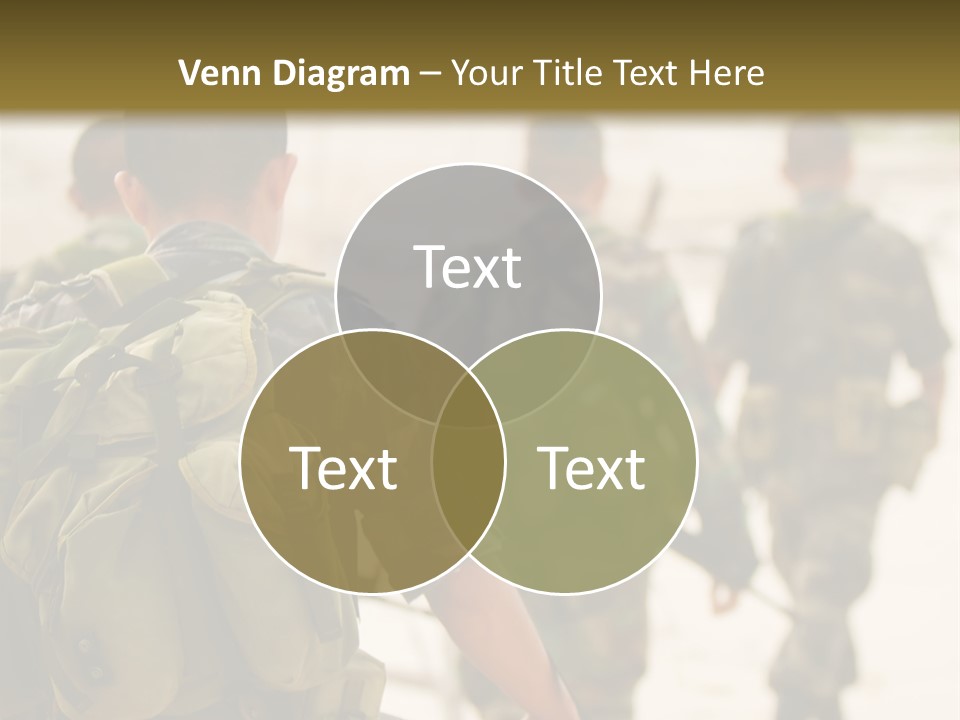 Soldiers On Patrol PowerPoint Template