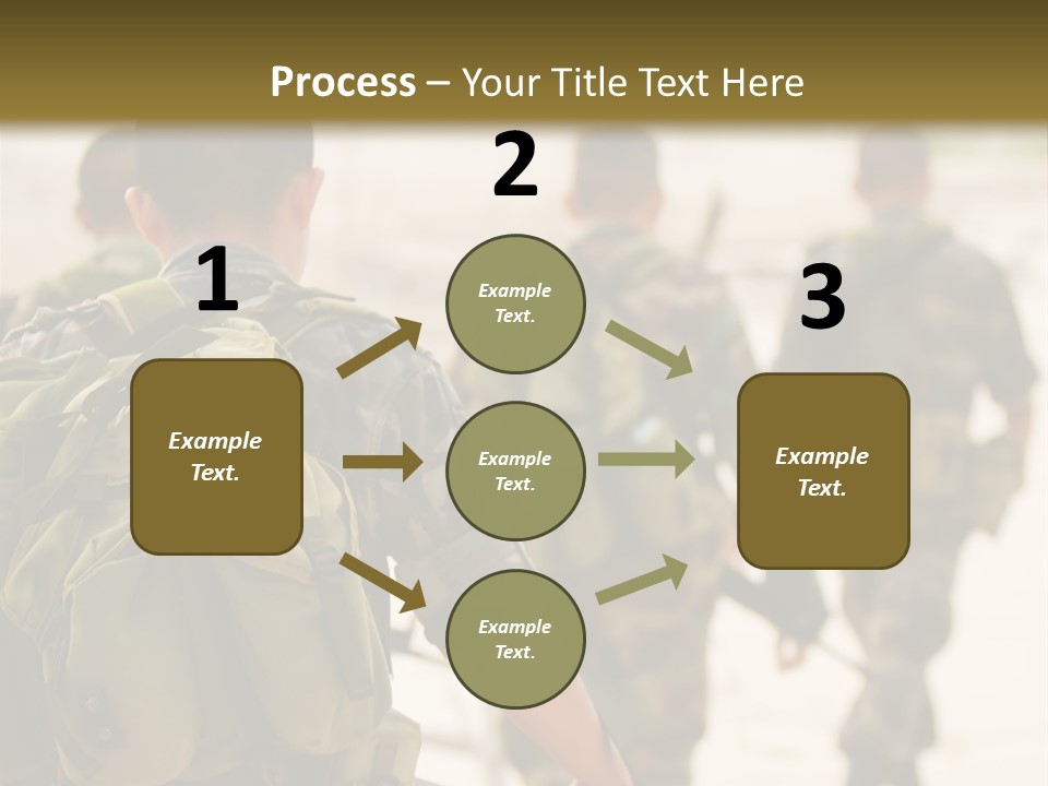 Soldiers On Patrol PowerPoint Template