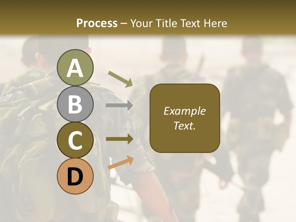Soldiers On Patrol PowerPoint Template