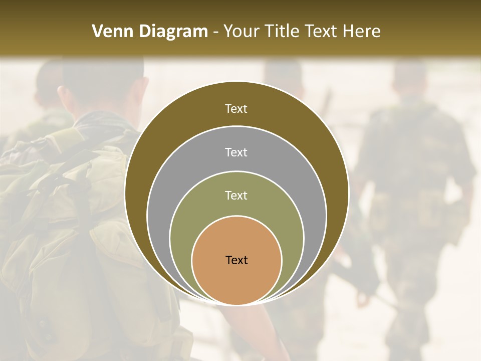 Soldiers On Patrol PowerPoint Template