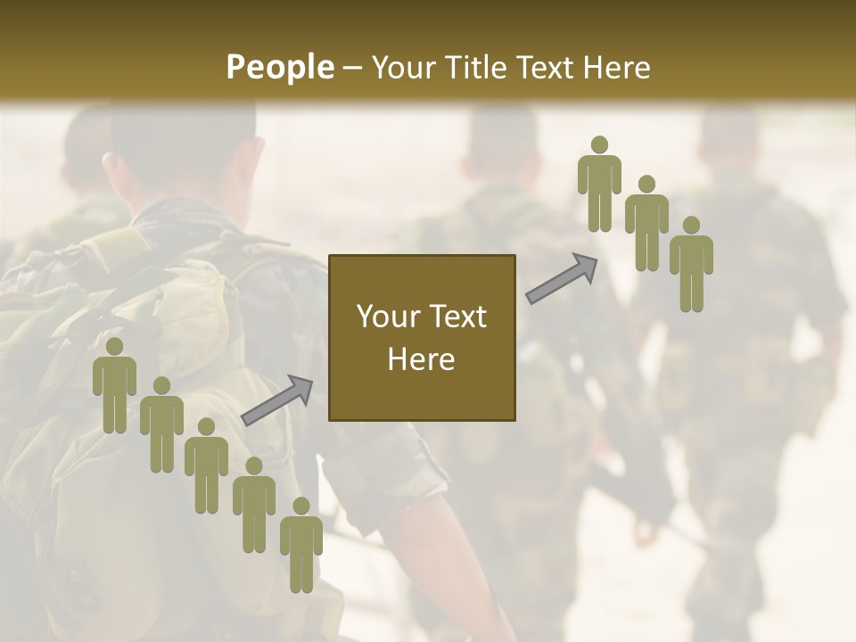 Soldiers On Patrol PowerPoint Template