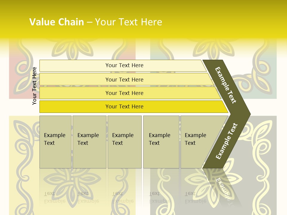 Original Decorative Design Elements. White Background. PowerPoint Template