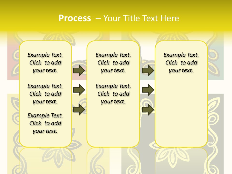 Original Decorative Design Elements. White Background. PowerPoint Template