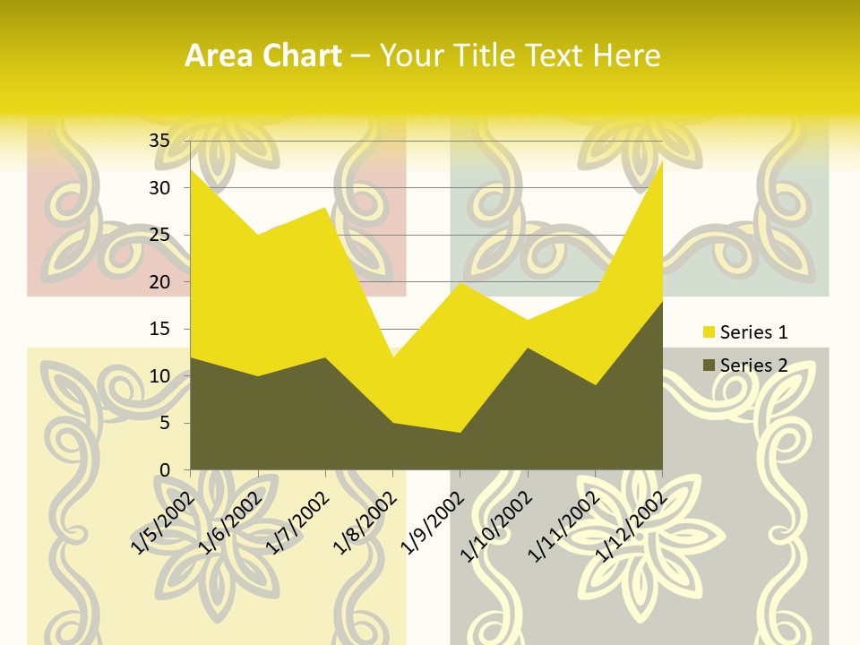 Original Decorative Design Elements. White Background. PowerPoint Template