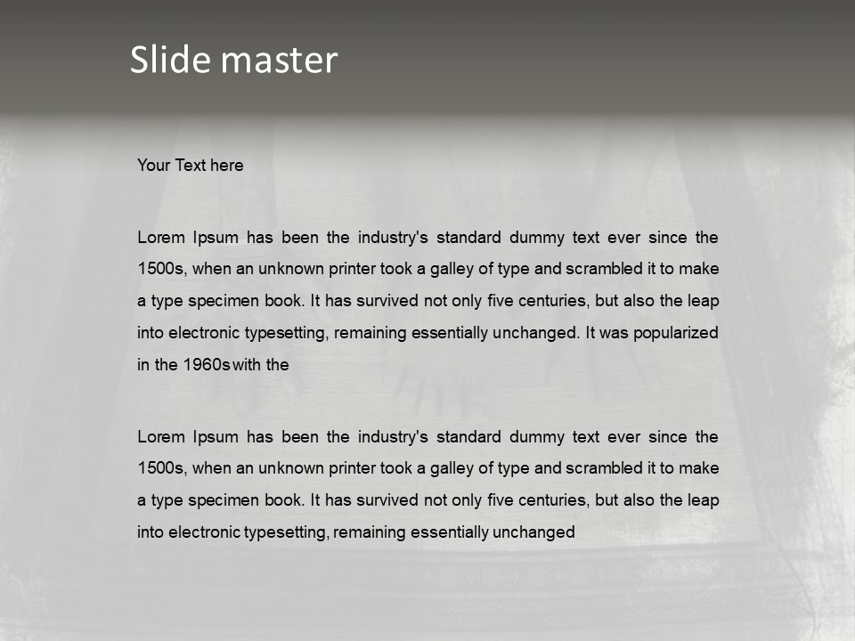 Grunge Photo Montage Of Woman's Hands And Leg In Yoga Posture. PowerPoint Template