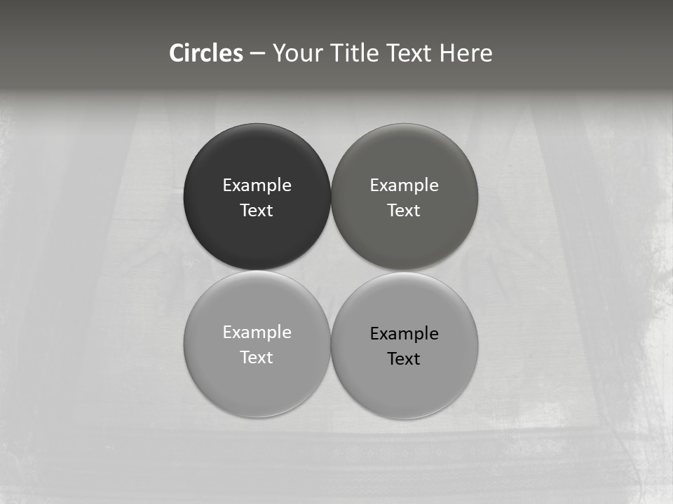 Grunge Photo Montage Of Woman's Hands And Leg In Yoga Posture. PowerPoint Template