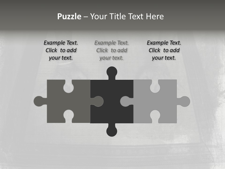 Grunge Photo Montage Of Woman's Hands And Leg In Yoga Posture. PowerPoint Template