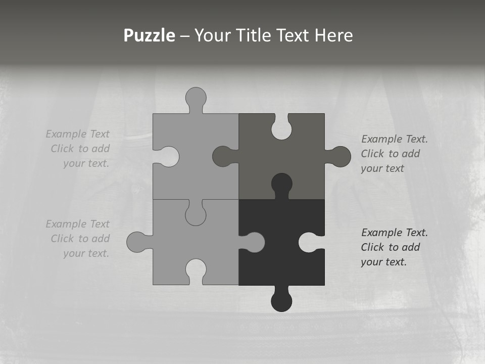 Grunge Photo Montage Of Woman's Hands And Leg In Yoga Posture. PowerPoint Template