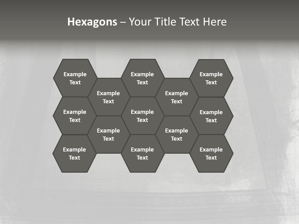 Grunge Photo Montage Of Woman's Hands And Leg In Yoga Posture. PowerPoint Template