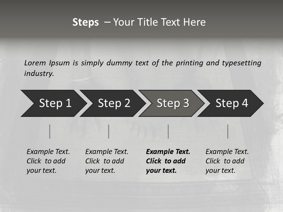 Grunge Photo Montage Of Woman's Hands And Leg In Yoga Posture. PowerPoint Template