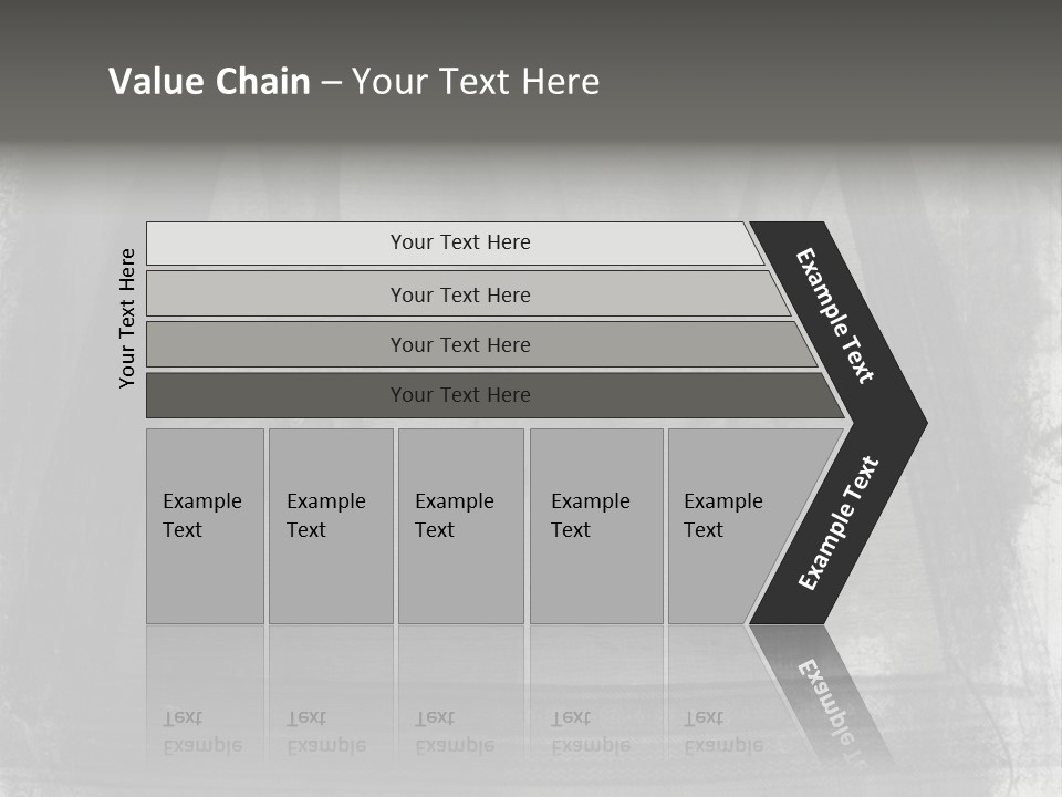 Grunge Photo Montage Of Woman's Hands And Leg In Yoga Posture. PowerPoint Template