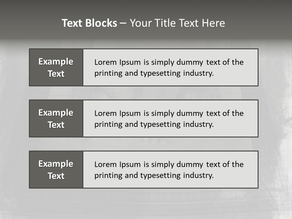 Grunge Photo Montage Of Woman's Hands And Leg In Yoga Posture. PowerPoint Template