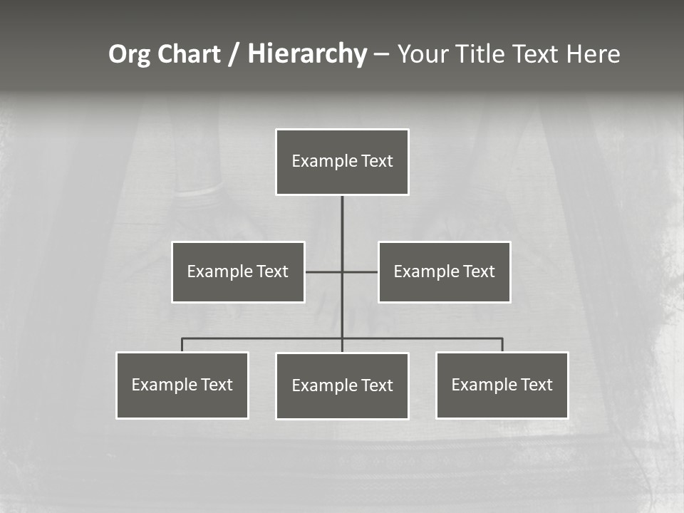 Grunge Photo Montage Of Woman's Hands And Leg In Yoga Posture. PowerPoint Template