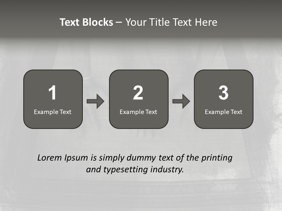 Grunge Photo Montage Of Woman's Hands And Leg In Yoga Posture. PowerPoint Template