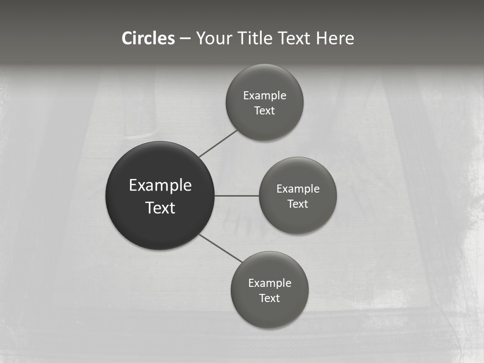 Grunge Photo Montage Of Woman's Hands And Leg In Yoga Posture. PowerPoint Template