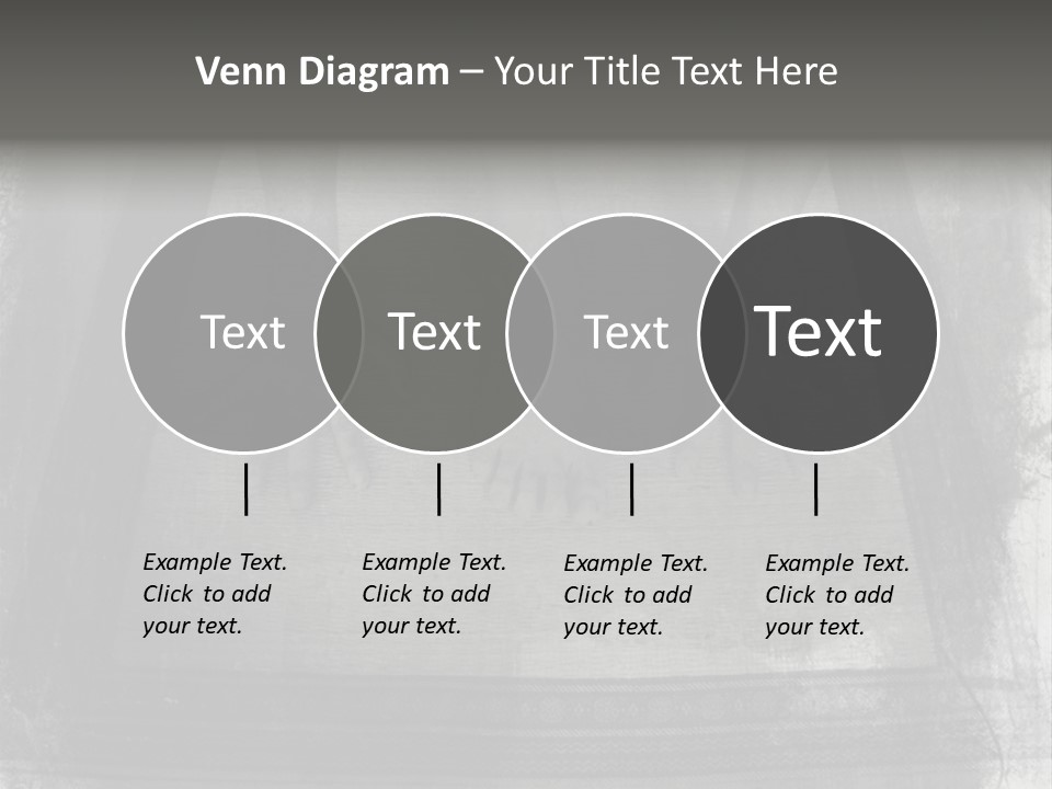 Grunge Photo Montage Of Woman's Hands And Leg In Yoga Posture. PowerPoint Template