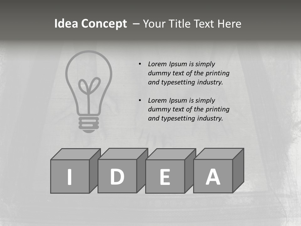 Grunge Photo Montage Of Woman's Hands And Leg In Yoga Posture. PowerPoint Template