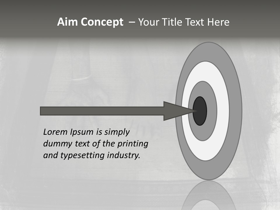 Grunge Photo Montage Of Woman's Hands And Leg In Yoga Posture. PowerPoint Template