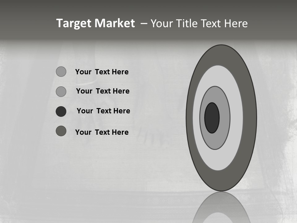 Grunge Photo Montage Of Woman's Hands And Leg In Yoga Posture. PowerPoint Template