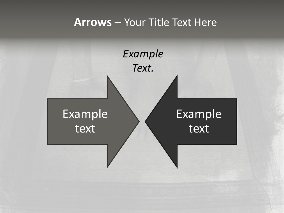 Grunge Photo Montage Of Woman's Hands And Leg In Yoga Posture. PowerPoint Template