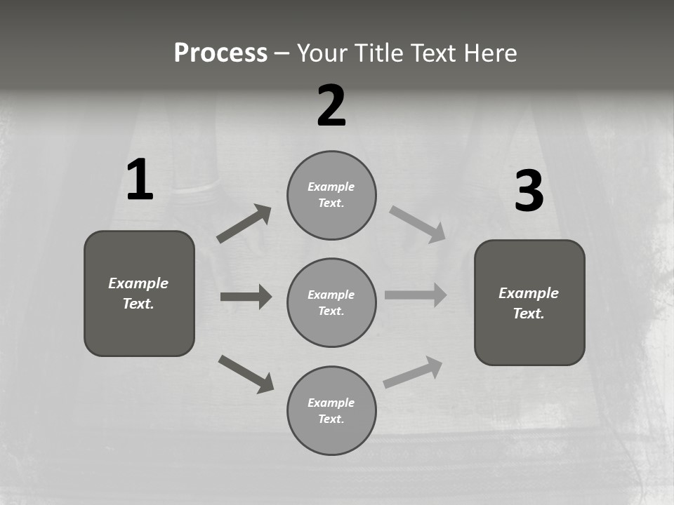 Grunge Photo Montage Of Woman's Hands And Leg In Yoga Posture. PowerPoint Template