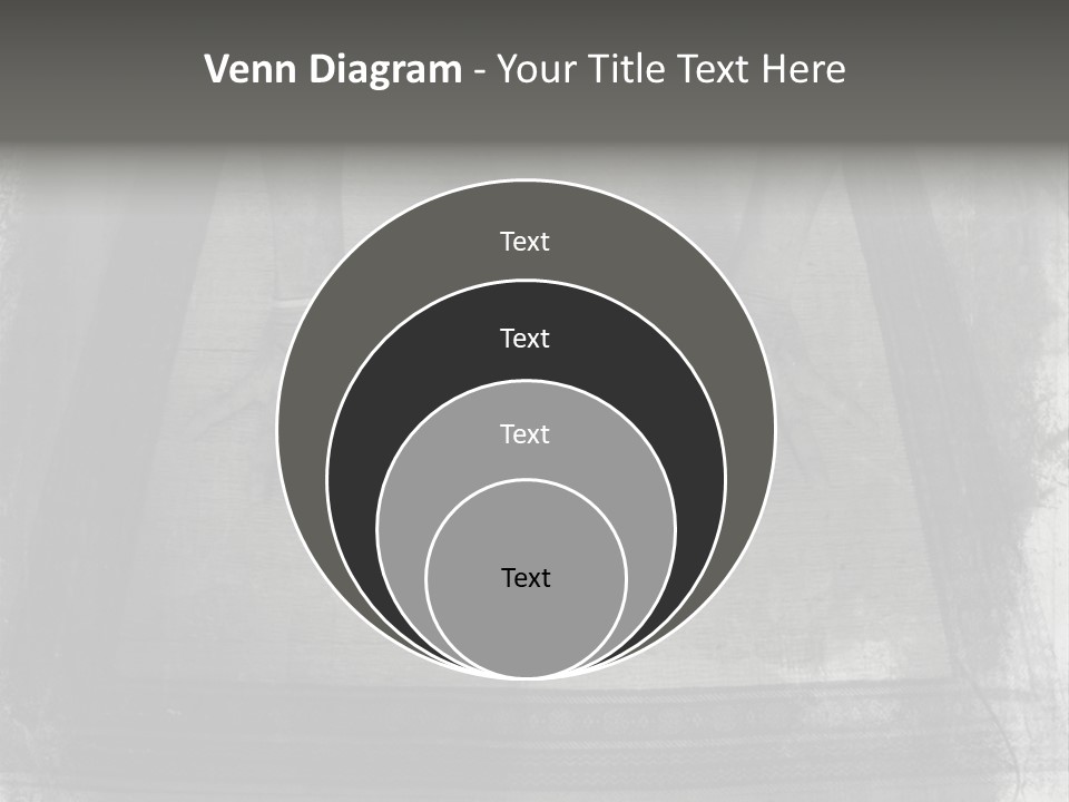 Grunge Photo Montage Of Woman's Hands And Leg In Yoga Posture. PowerPoint Template