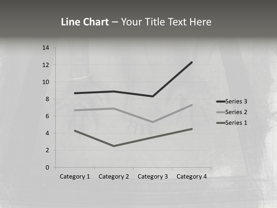 Grunge Photo Montage Of Woman's Hands And Leg In Yoga Posture. PowerPoint Template
