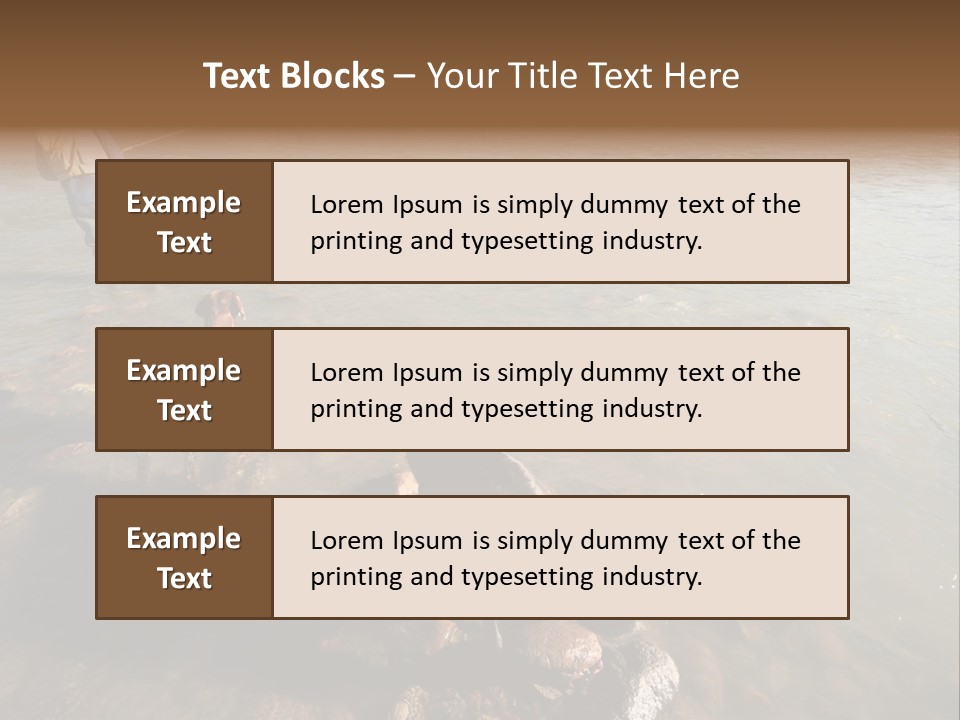 A Fisherman And His Two Dogs Fish For Salmon In Squamish, Bc, Canada PowerPoint Template