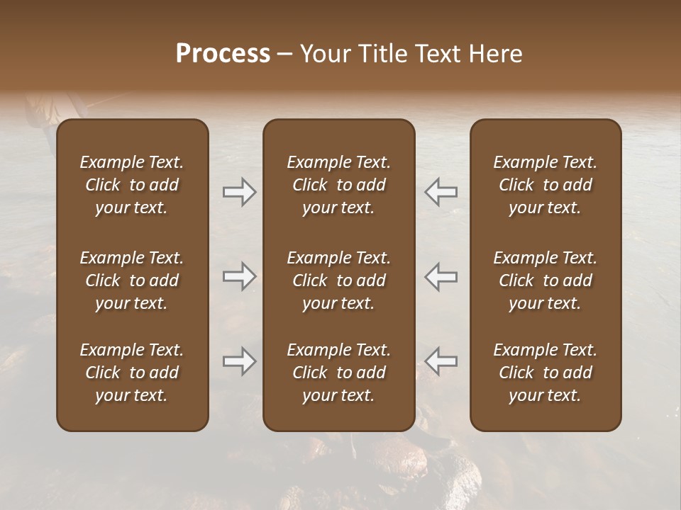 A Fisherman And His Two Dogs Fish For Salmon In Squamish, Bc, Canada PowerPoint Template