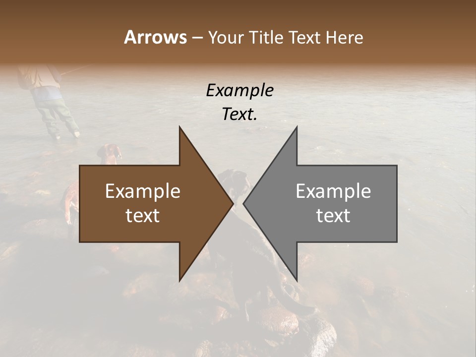 A Fisherman And His Two Dogs Fish For Salmon In Squamish, Bc, Canada PowerPoint Template