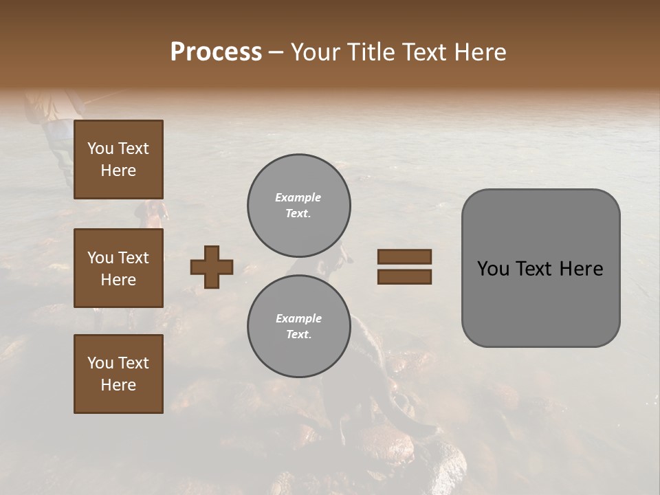 A Fisherman And His Two Dogs Fish For Salmon In Squamish, Bc, Canada PowerPoint Template