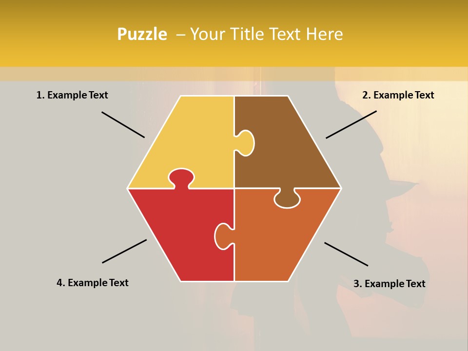 Woman Dancing Samba In Dark Red Room PowerPoint Template