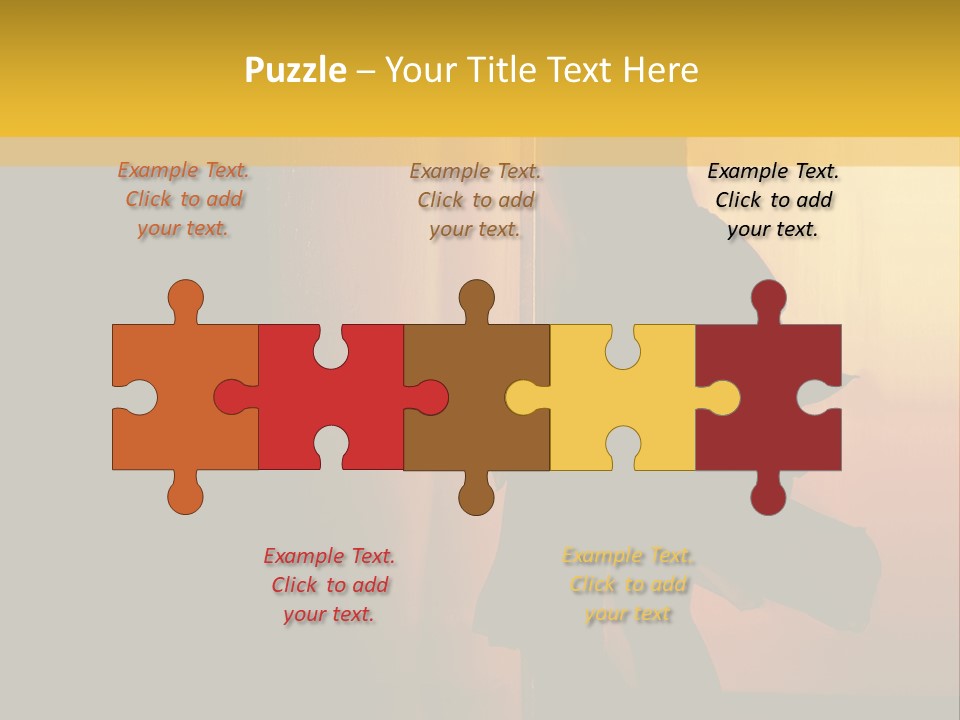 Woman Dancing Samba In Dark Red Room PowerPoint Template