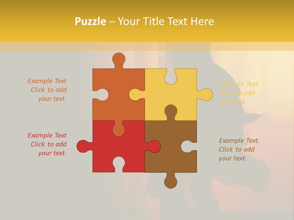 Woman Dancing Samba In Dark Red Room PowerPoint Template