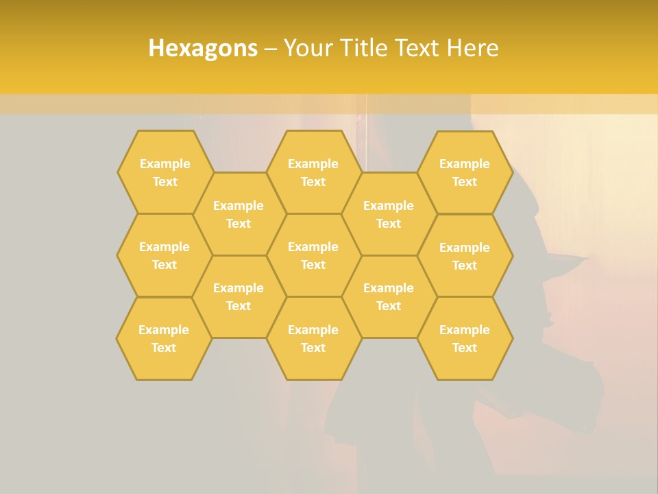 Woman Dancing Samba In Dark Red Room PowerPoint Template