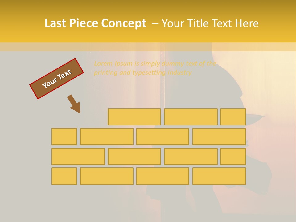 Woman Dancing Samba In Dark Red Room PowerPoint Template