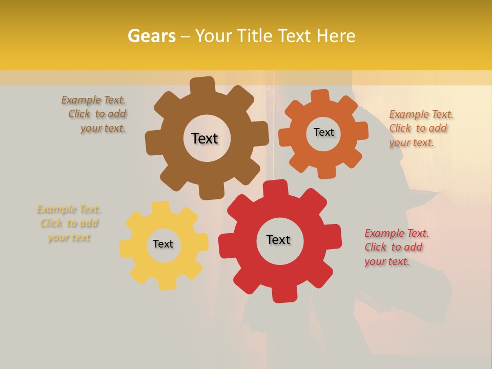 Woman Dancing Samba In Dark Red Room PowerPoint Template