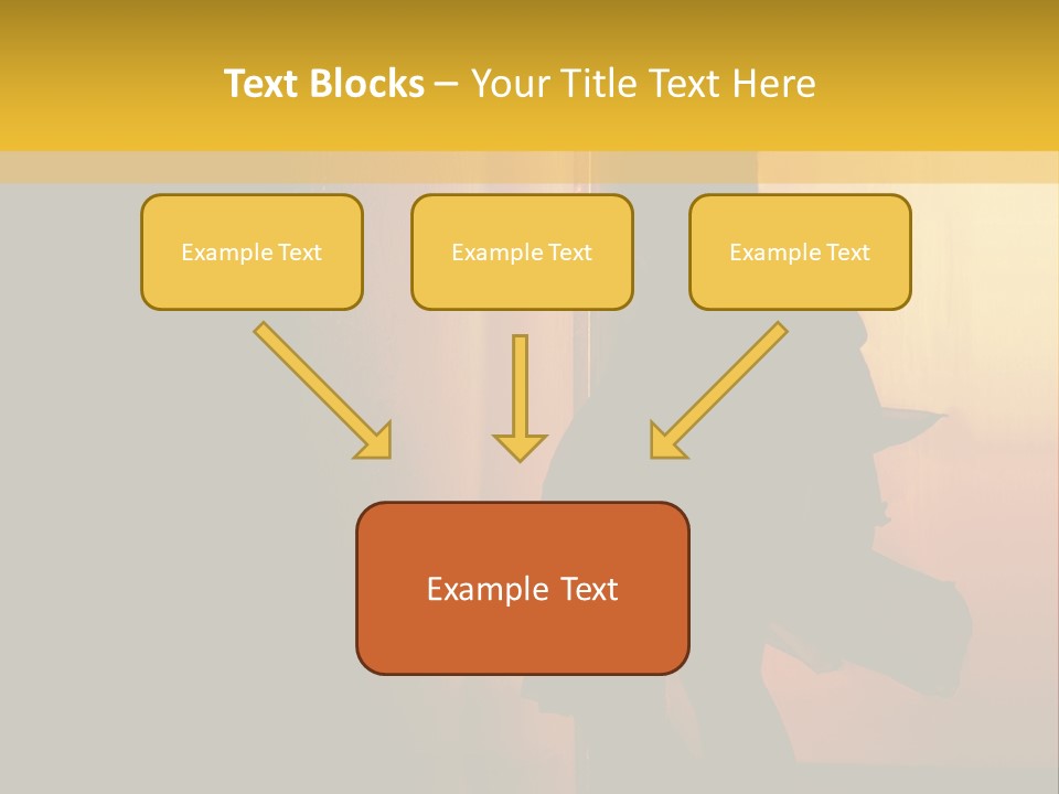 Woman Dancing Samba In Dark Red Room PowerPoint Template