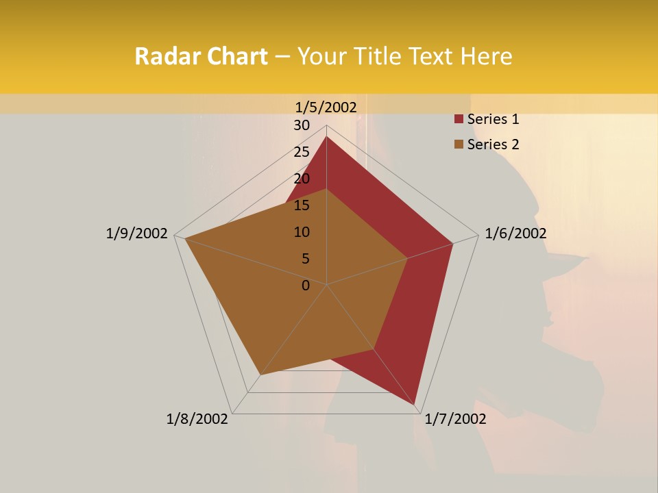 Woman Dancing Samba In Dark Red Room PowerPoint Template